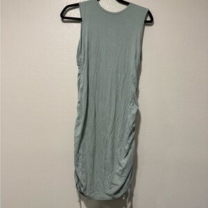 Elegant Light Green Sleeveless Dress
